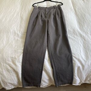 Aritzia Babaton Grey Utility Pants
